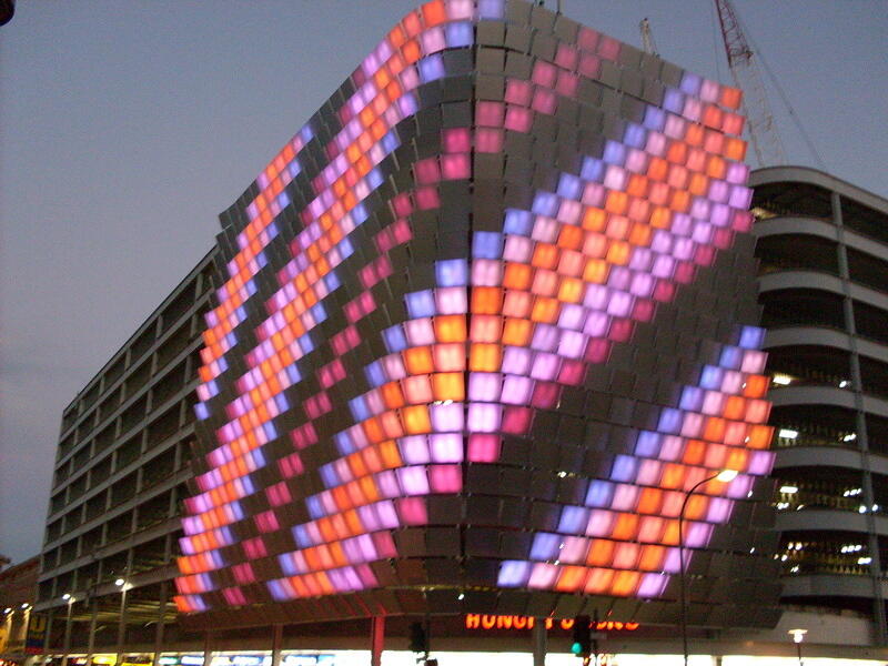 Lights on Pulteney Street Carpark1
