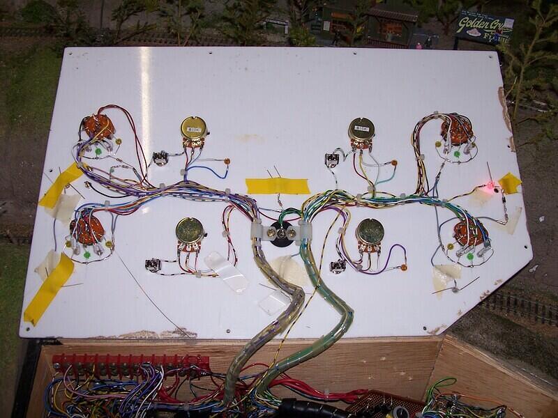 Rear End of Potentiometers etc