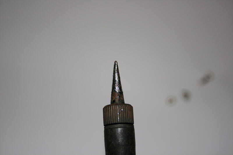 Hot Iron - After Wiping Tip