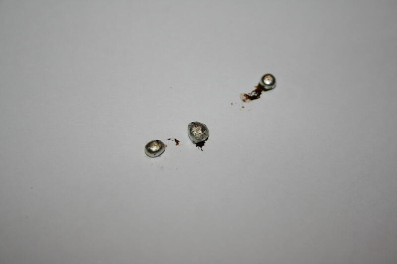 Solder From Tinning On Paper