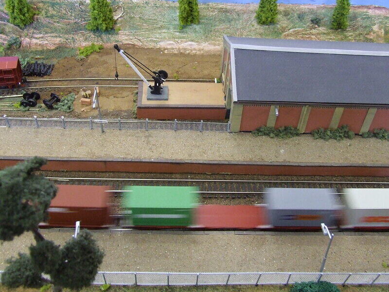 Yard Crane at Elphinstone Station