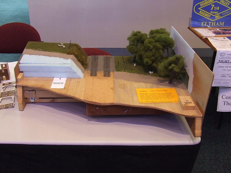 Cutaway of Diorama Construction