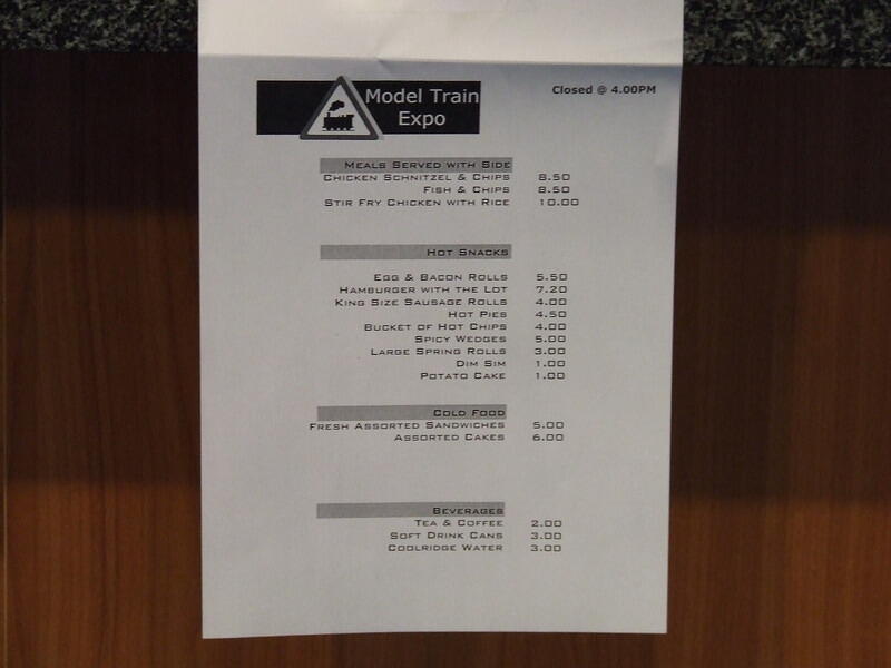 Sandown Catering Menu and Price List