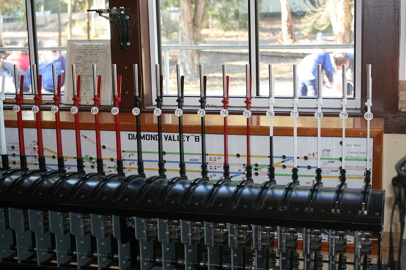 New Lever Frame in DVR s Signal Box