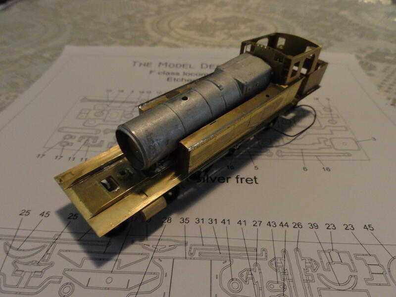 Footplate and Body Components Stacked On Chassis - Incomplete 2