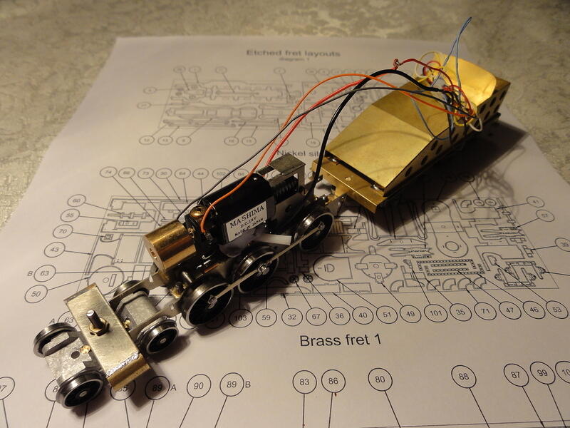 Chassis and Tender in Test Running Configuration - Driver Side