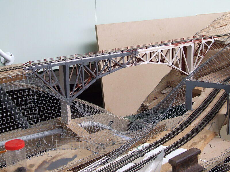 Graham s Gorge Bridge During Painting