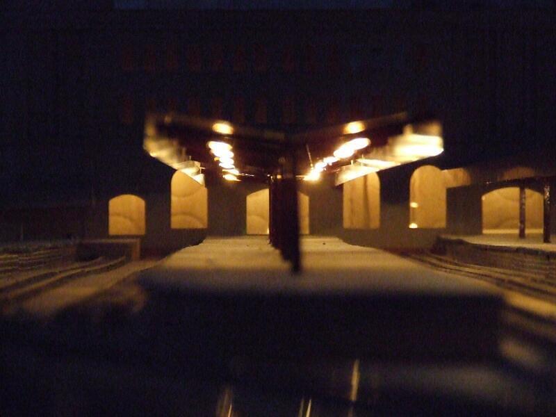 Rome Station Platform End View - Night