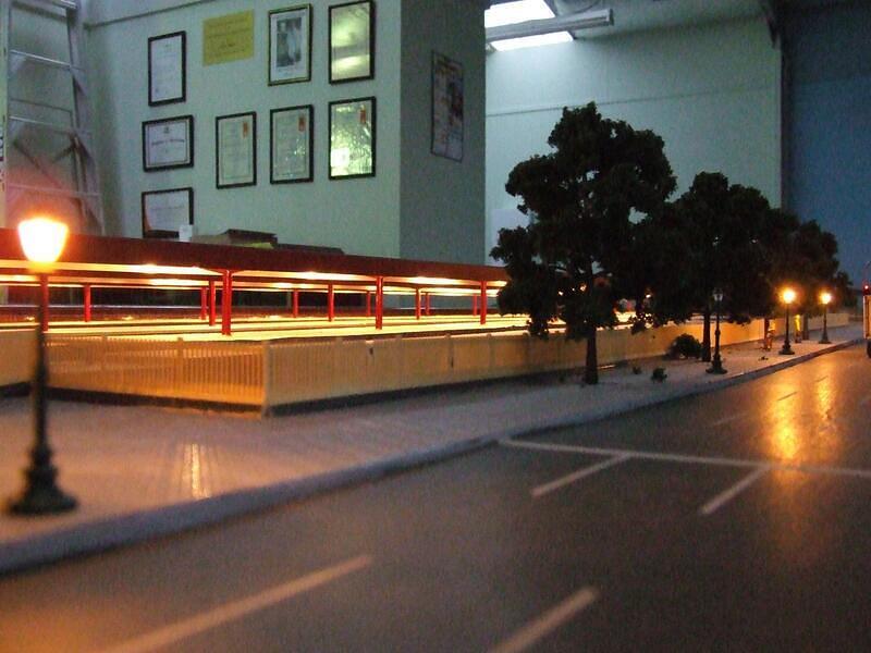 Rome Station Viewed from Street - Night