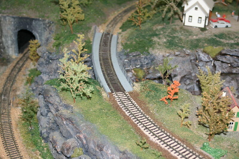 Freshly Laid Track Across Bridge