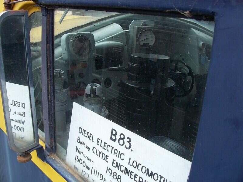 B 83 Cab Interior