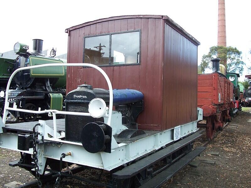 Fordson Rail Tractor Front