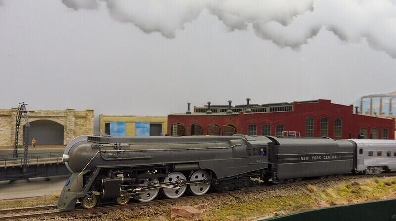 Club member's streamlined New York Central Hudson