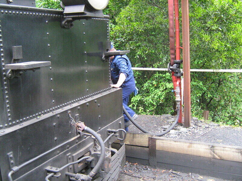 Garrett Taking Water at Lakeside1