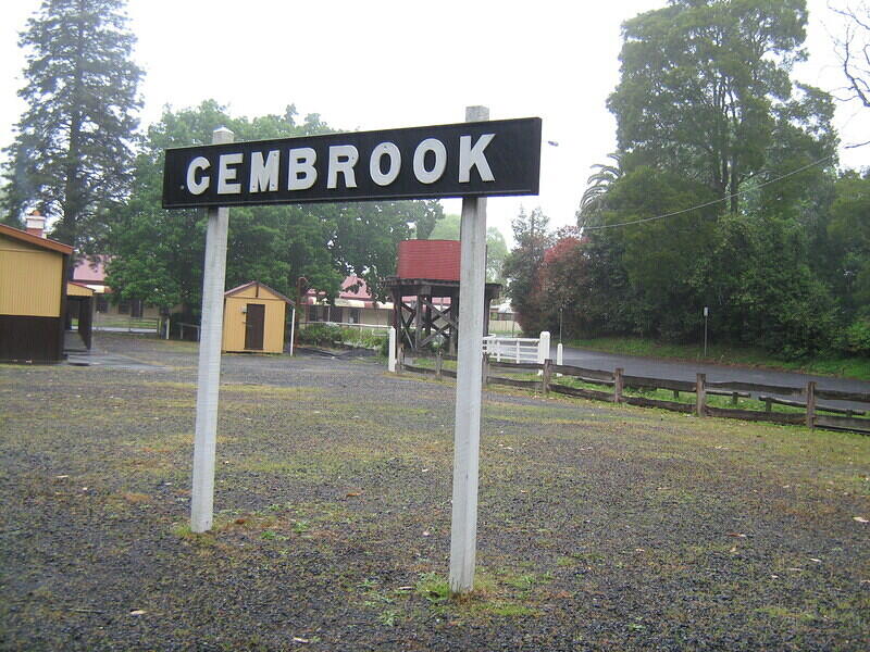 Gembrook Station sign