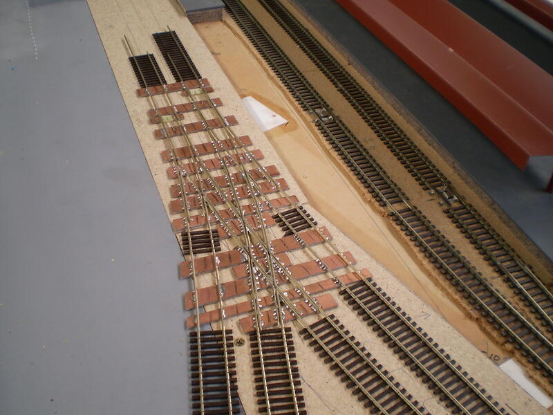 Tram tracks double Y in position