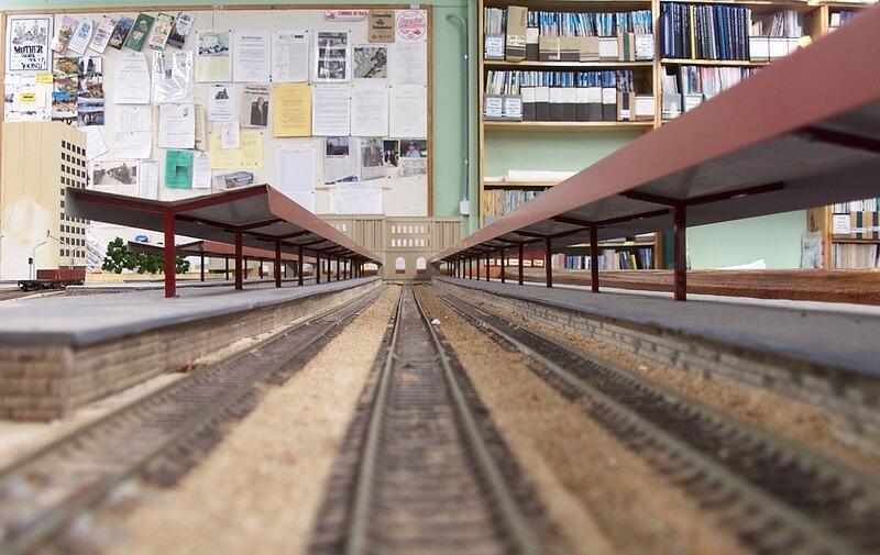 Rome Station Platform Lights off