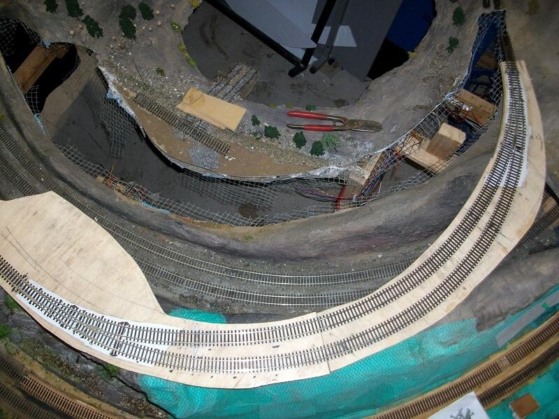 Old track removed, new going in 01