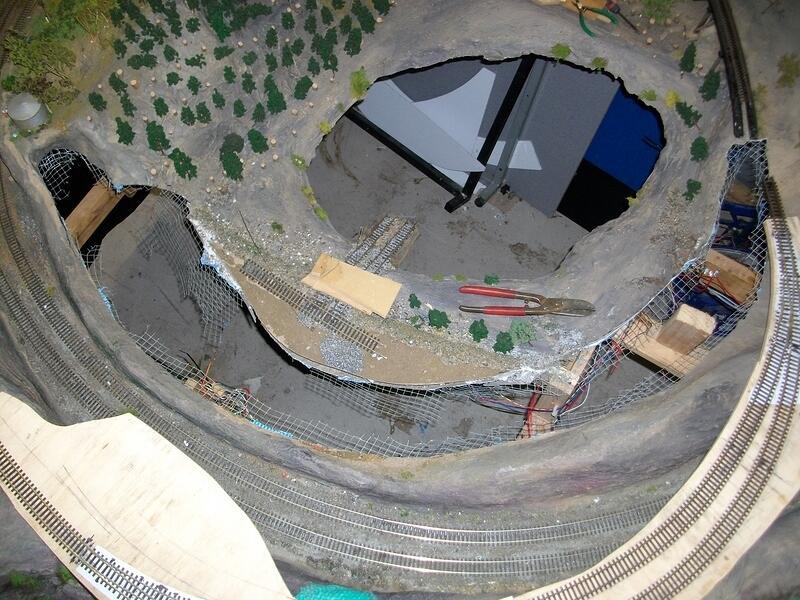 Old track removed, new going in 02