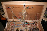 Wires Running up to Panel - Still Missing a Whole Lot of LEDs