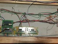 Point Control and Feedback Boards With Some Mimic Panel Wiring