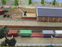 Yard Crane at Elphinstone Station