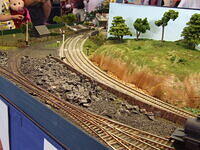 Yard Tracks Leading Out onto the Mainline on Midsomer Norton 