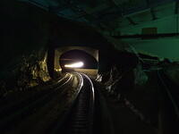 NR 109 Headlights in tunnel