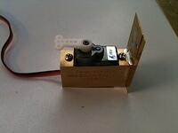 Servo Motor Mount - Assembled From First Test Etch