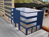 New Office Building The Glaziers Are Yet to do Their Fit