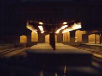 Rome Station Platform End View - Night