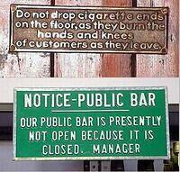 Bar Signs