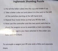 Inglenook Shunting Puzzle 01