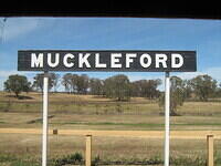 Muckleford Station Sign