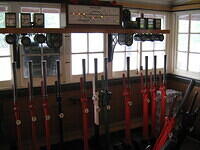 Menzies Creek Signal Box levers1