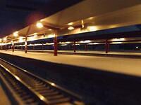 Rome Station Platorm at Night 01