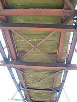 Footbridge over Duneden Station NZ